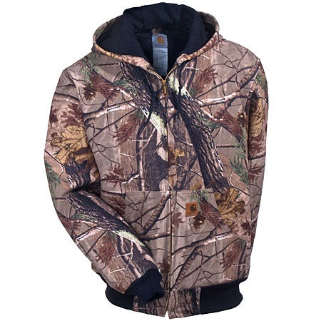 Carhartt Jackets: Men's Thermal Lined Hooded Work Jacket J220 CAP