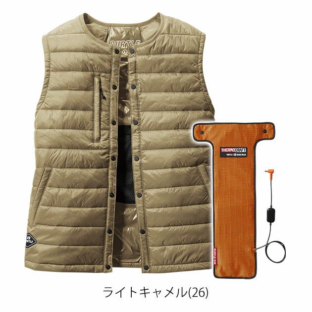 BURTLE バートル 電熱ベスト 作業着 ダウンベスト・サーモクラフト電熱
