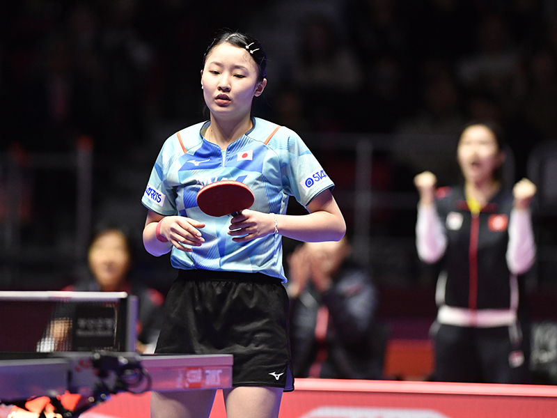 卓球】逆転勝利の張本美和「『やれるところまでやる』という、絶対に