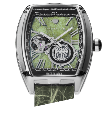 進撃の巨人×阿波和紙 コラボ時計 日本製自動巻き