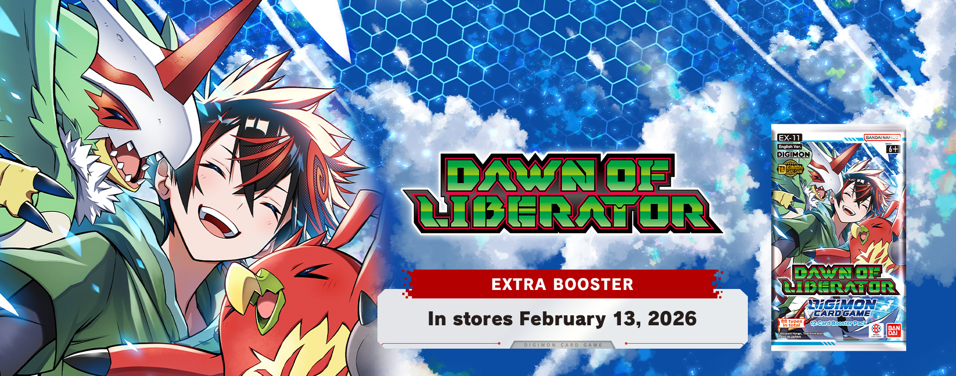 DIGIMON CARD GAME EXTRA BOOSTER DAWN OF LIBERATOR [EX-11