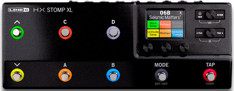 HX Stomp XL Line 6 Pedaleira Modeladora de Amp e Efeitos - World Music