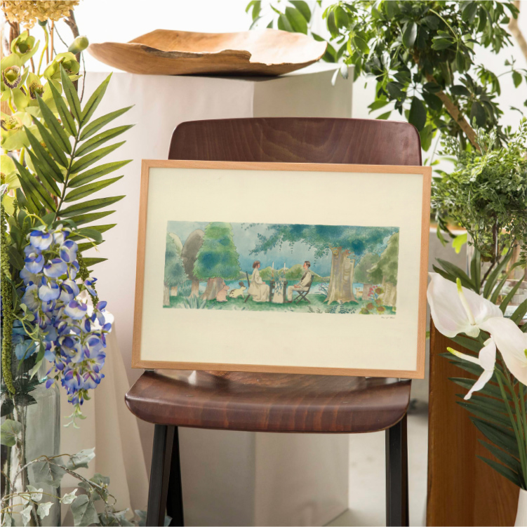 作家彩「woods」｜DRAWING ART（ドローイングアート）｜似顔絵のWORLD1