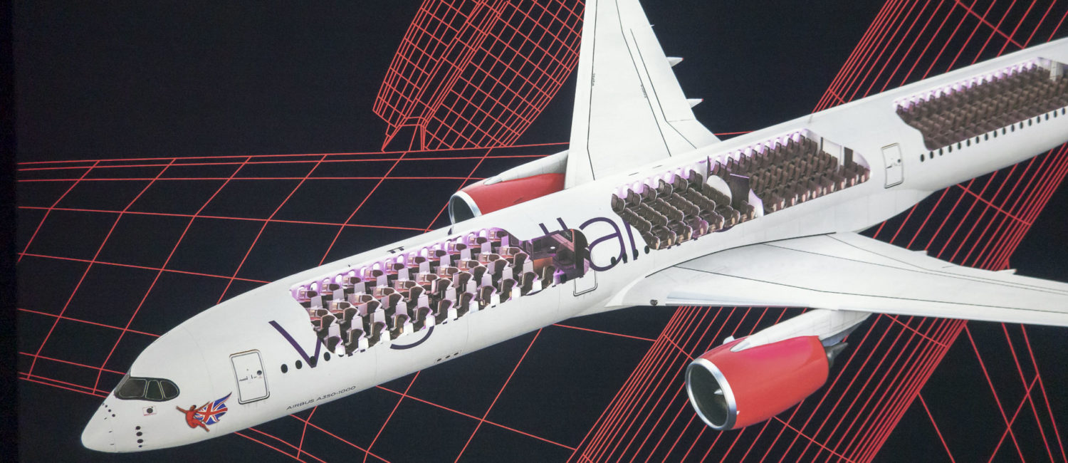 Virgin Atlantic's new Airbus A350-1000 including “The Loft