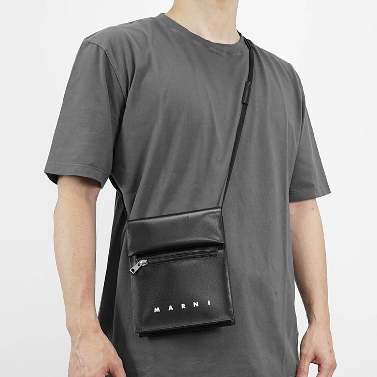 マルニ MARNI メンズ レディース ショルダーバッグ ブラック