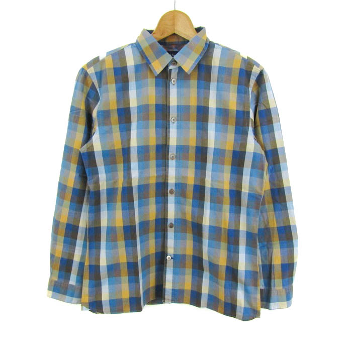 ポールスミスジーンズ 長袖シャツ トップス チェック柄 コットン