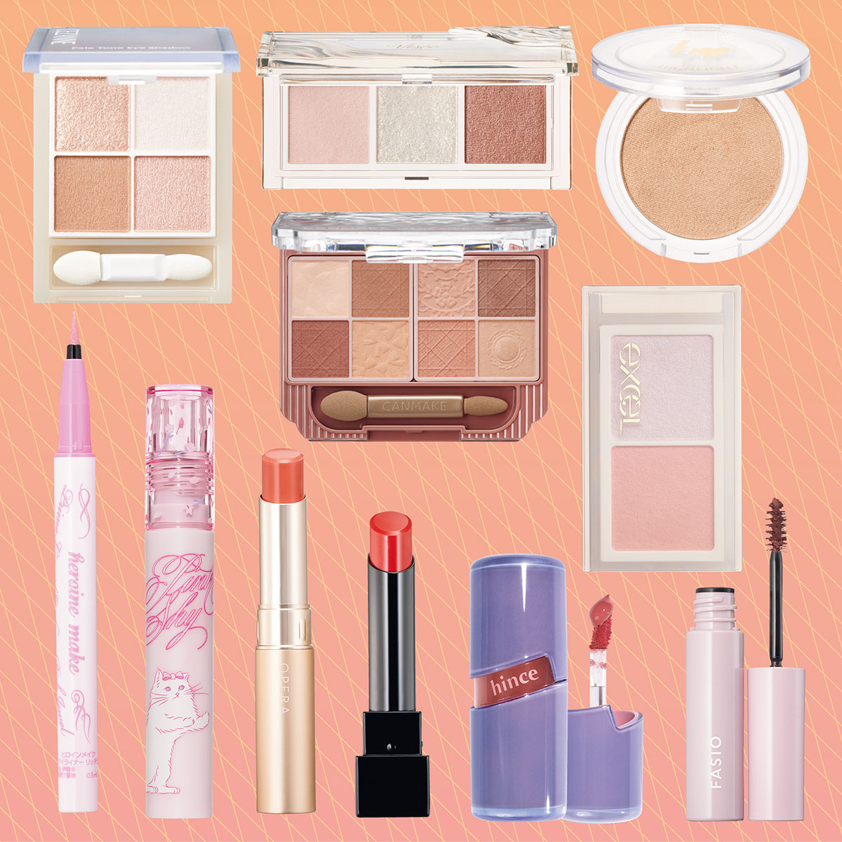 プチプラ・韓国ブランドの【秋コスメ2024】一気見せ！キャンメイク