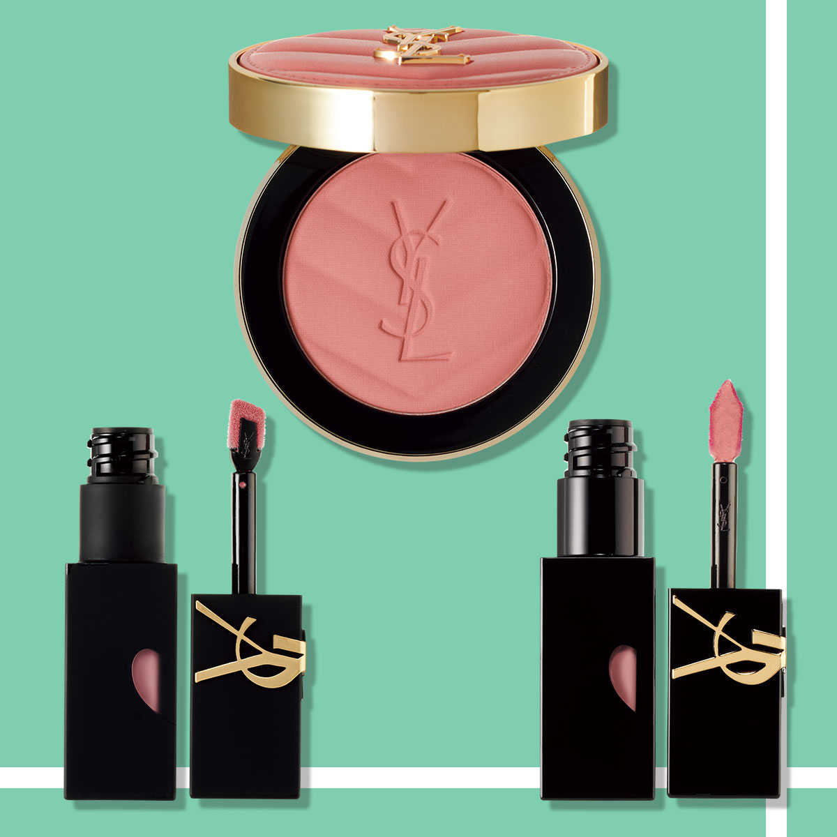 YSL】パケ大優勝！ハート窓のリップ＆クチュールケースのチークが可愛