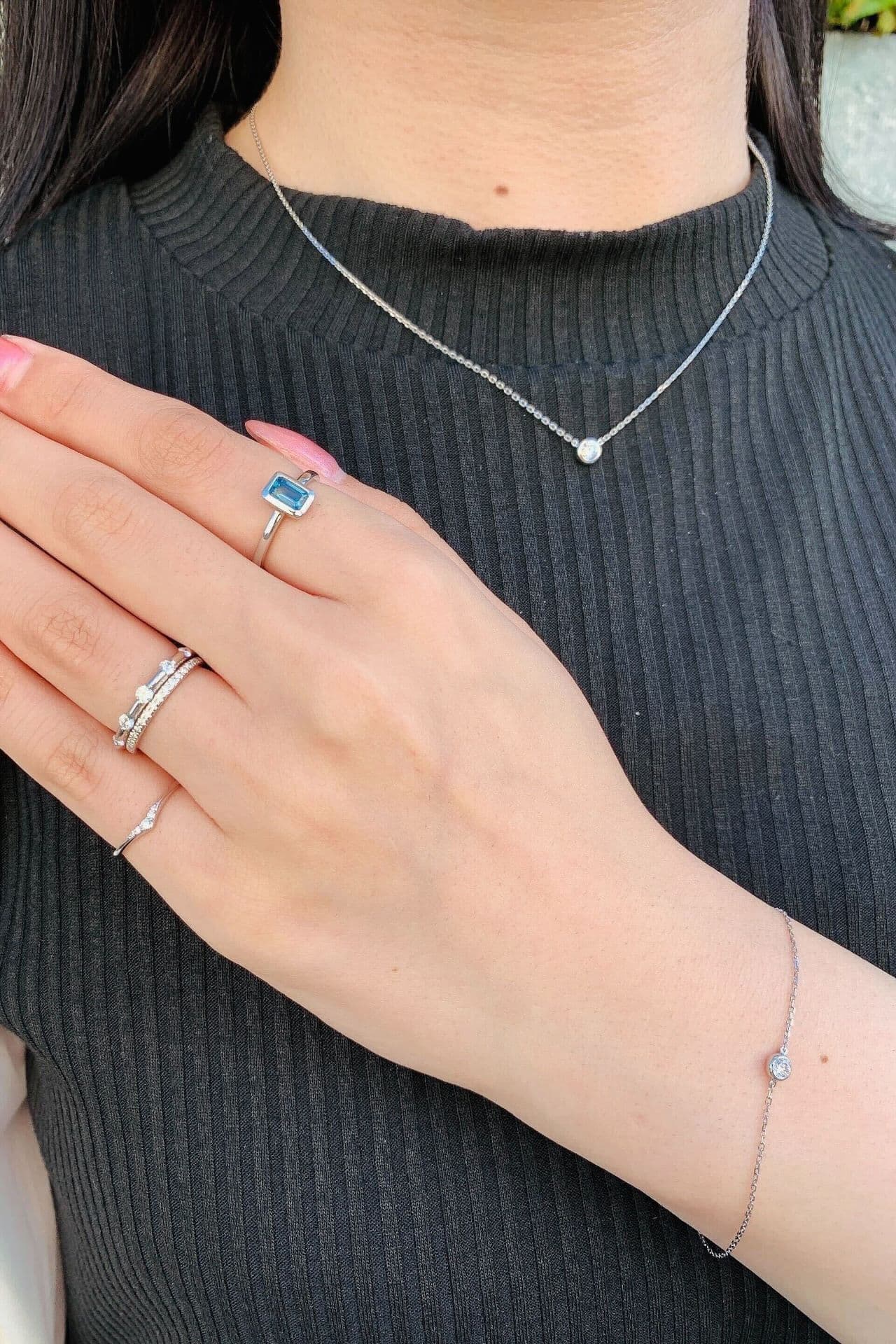 大人気ダイヤモンドリングのゴールドカラー＆プラチナカラーのお洒落な