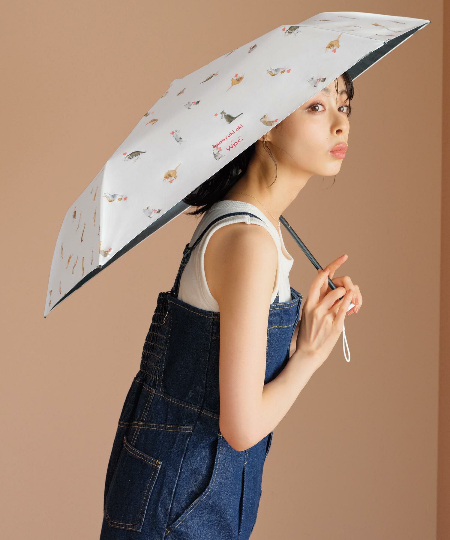 沖昌之× Wpc. 遮光軽量アンブレにゃん Wpc. ギフト対象 日傘
