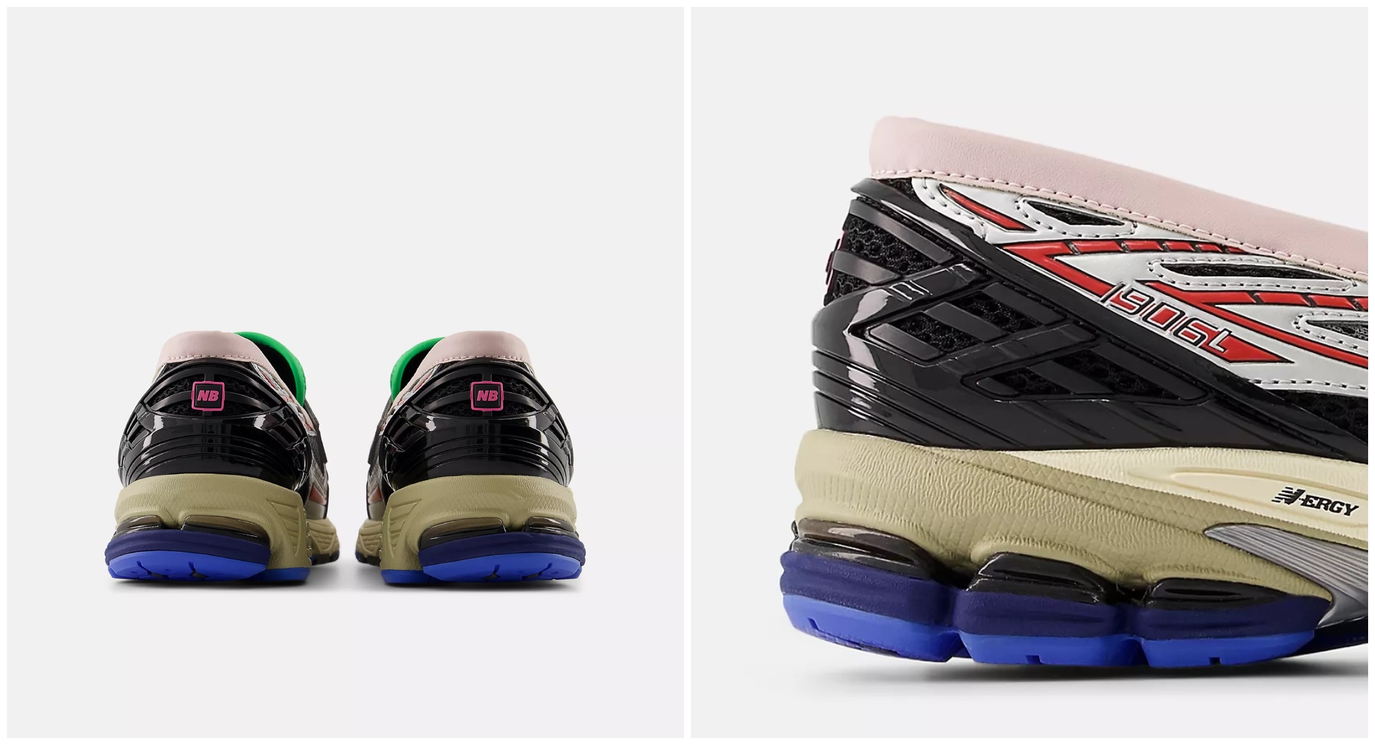 New Balance 1906L 'Silver Metallic/Black/Fire Cracker' U190663V