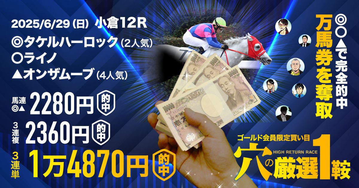 ラジオNIKKEI賞で5万馬券的中！】万馬券的中の加藤の存在感がなくなる