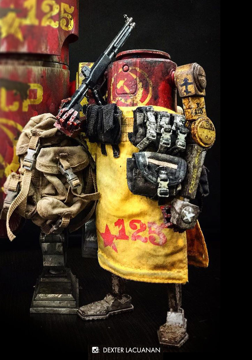 Dropcloth Super Set 9 colorways by Ashley Wood (one twelve) toy