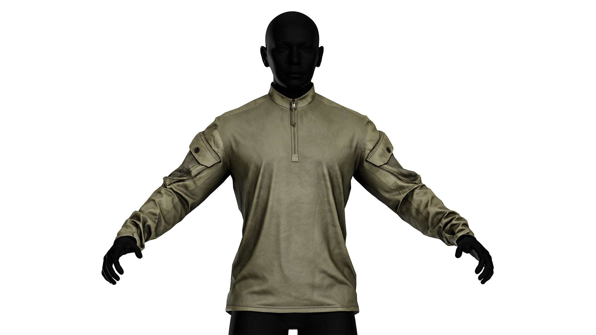 CRYE PRECISION G4 HOT WEATHER COMBAT SHIRT - Low Poly 3D Model