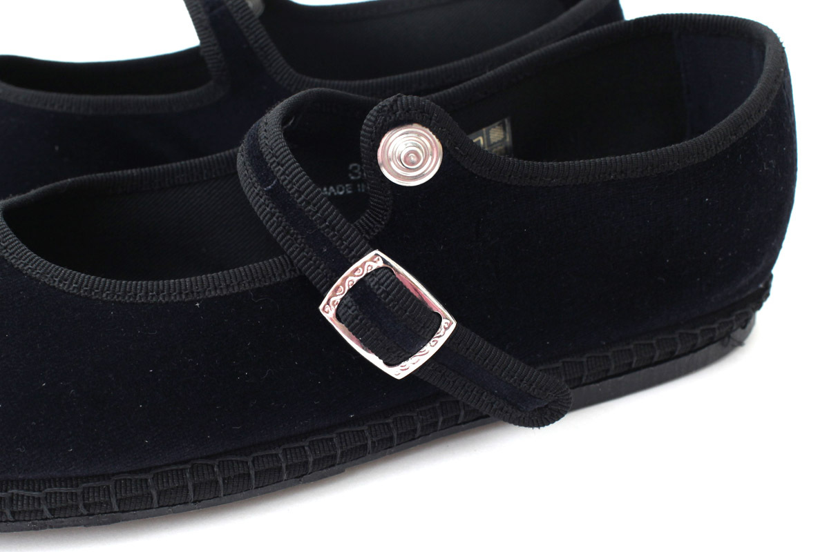 Sciuscià ベルベット MARYJANE (01 CLASSIC BLACK)