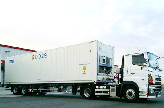 スカニア輪島屋鮮冷&スカニアR620コストコ冷凍背高40ftコンテナセット