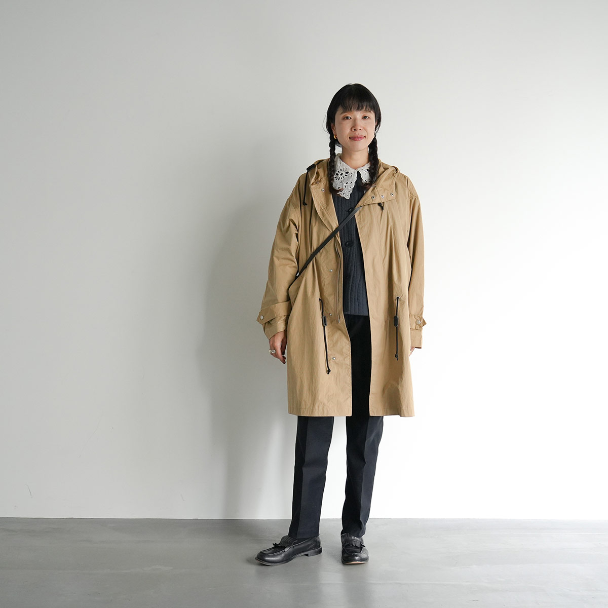 MOJITO撥水フィッシュテールコート あのひとに着てもらいました 1