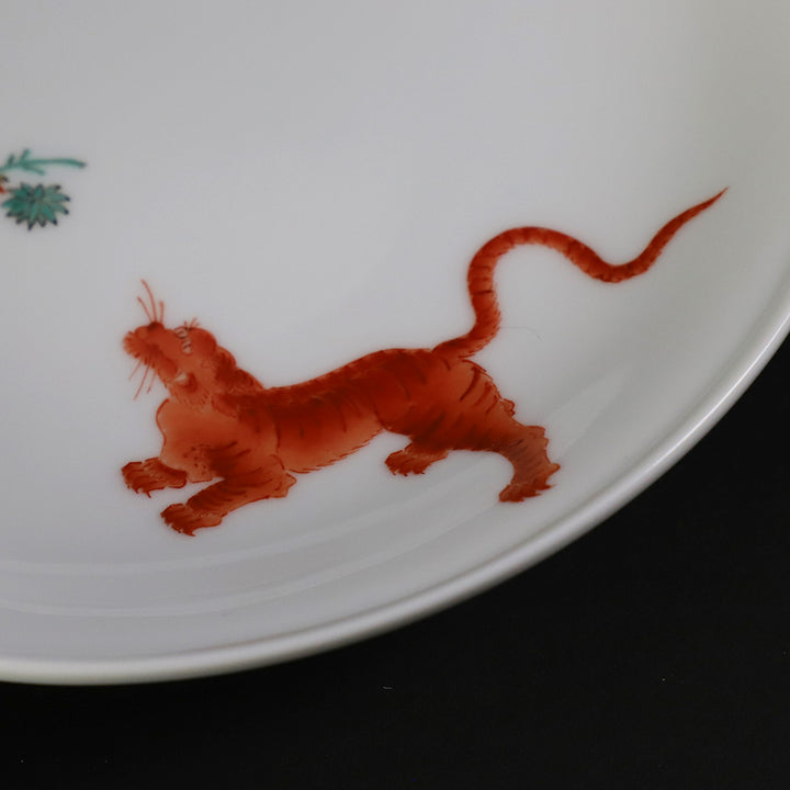 柿右衛門窯 錦竹虎文額皿 – ギャラリー一番館オンラインショップ