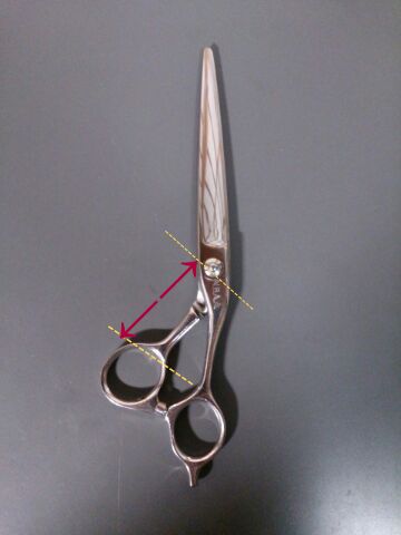 NB-SC1 6.5ｲﾝﾁｵﾌｾｯﾄ | 理美容ハサミの研ぎ・製造・販売｜京都はさみ