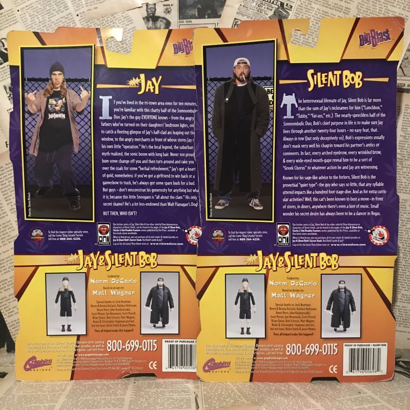 Jay and Silent Bob/Action Figure set(MOC) MO-159 - 2000toys高円寺店