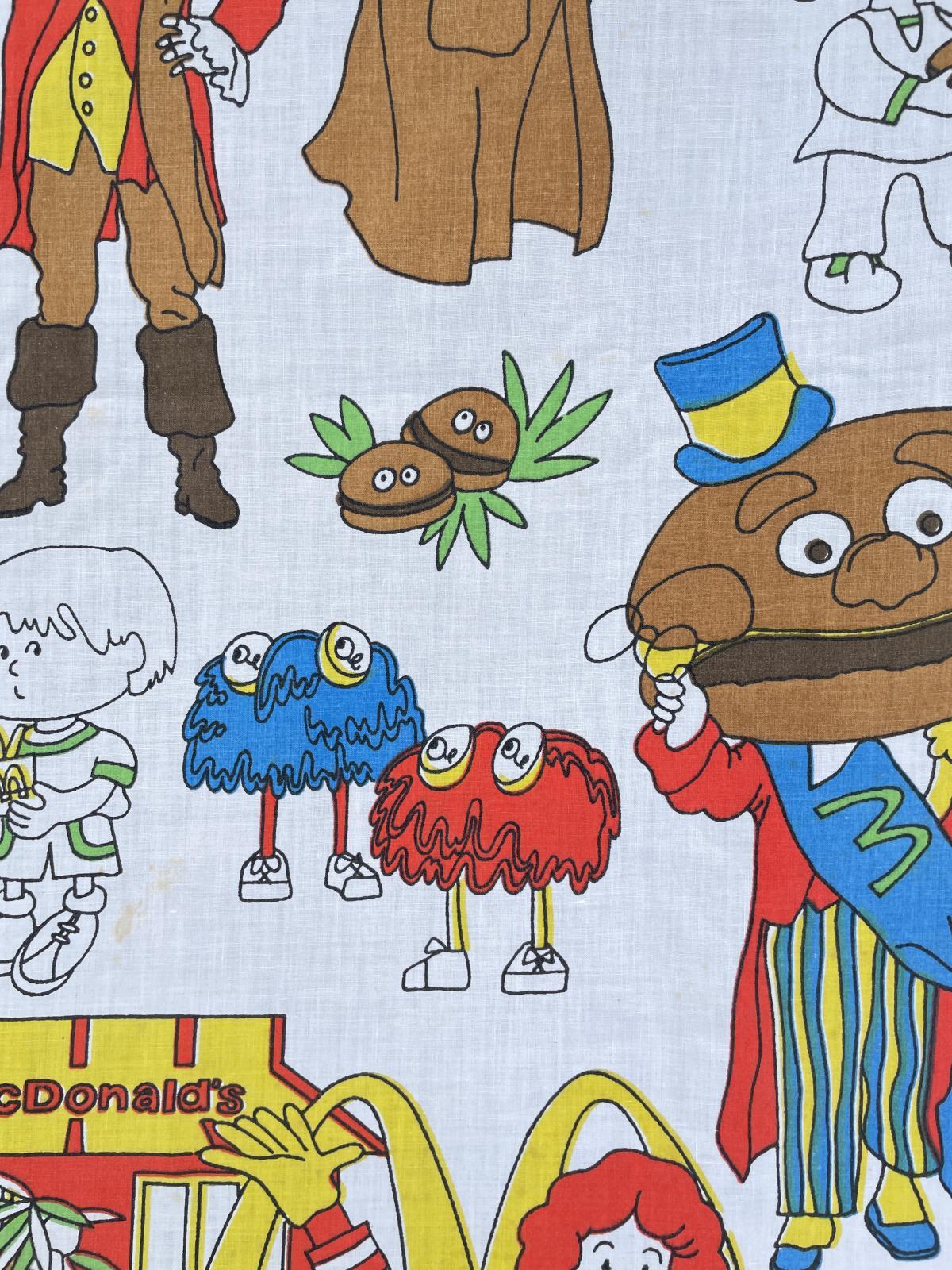 Flat Sheet Fabric(70s/McDonald's) VF-012 - 2000toys高円寺店
