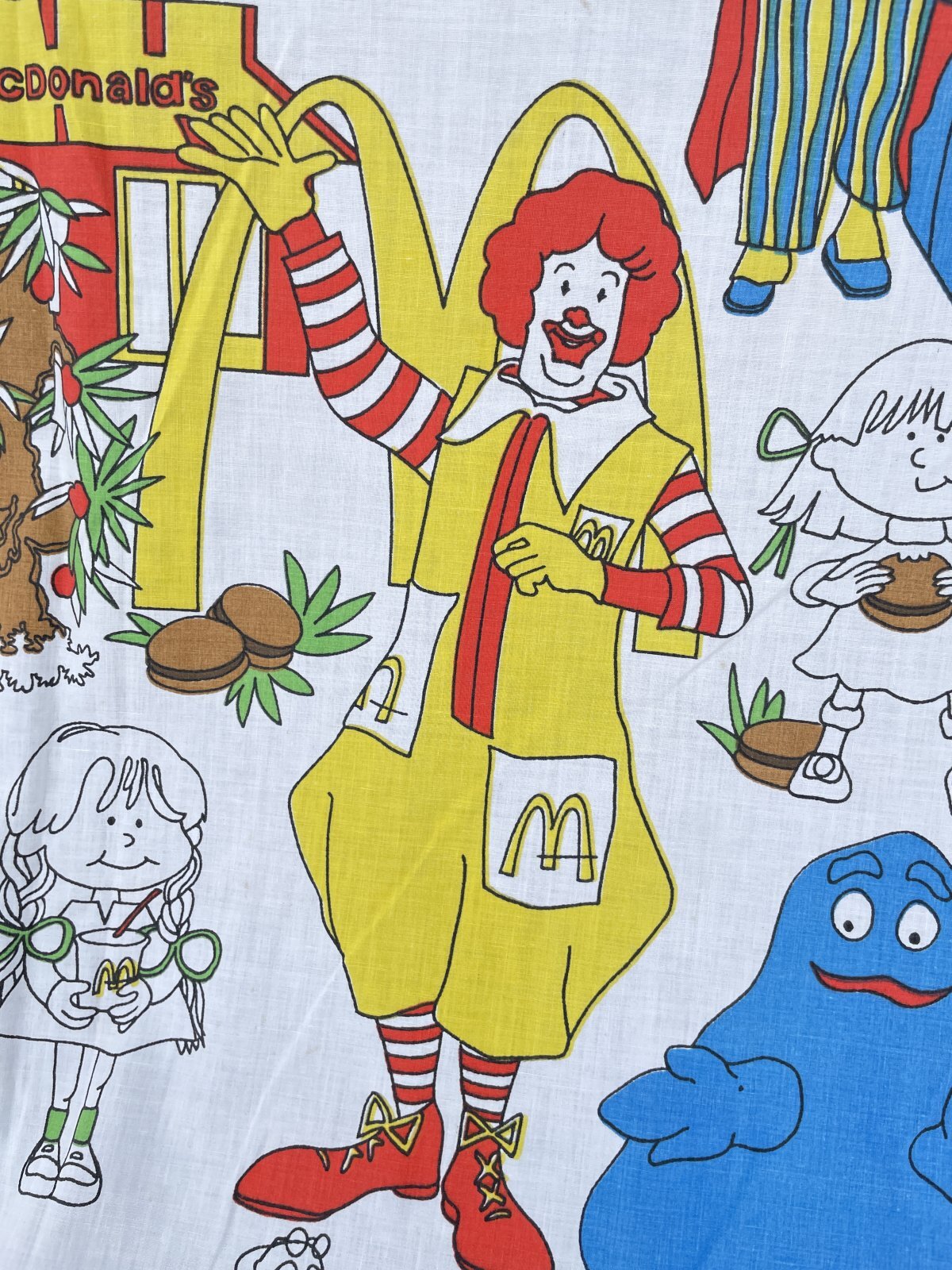Flat Sheet Fabric(70s/McDonald's) VF-012 - 2000toys高円寺店