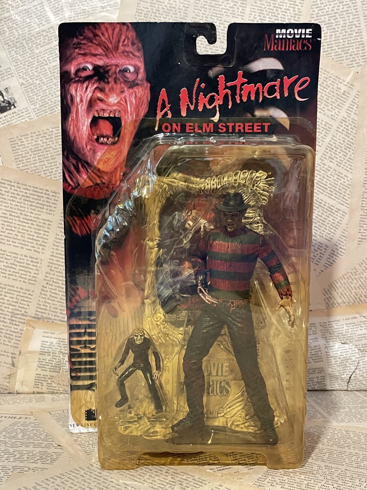 Movie Maniacs/Action Figure(Freddy Krueger/MOC) MO-494 - 2000toys
