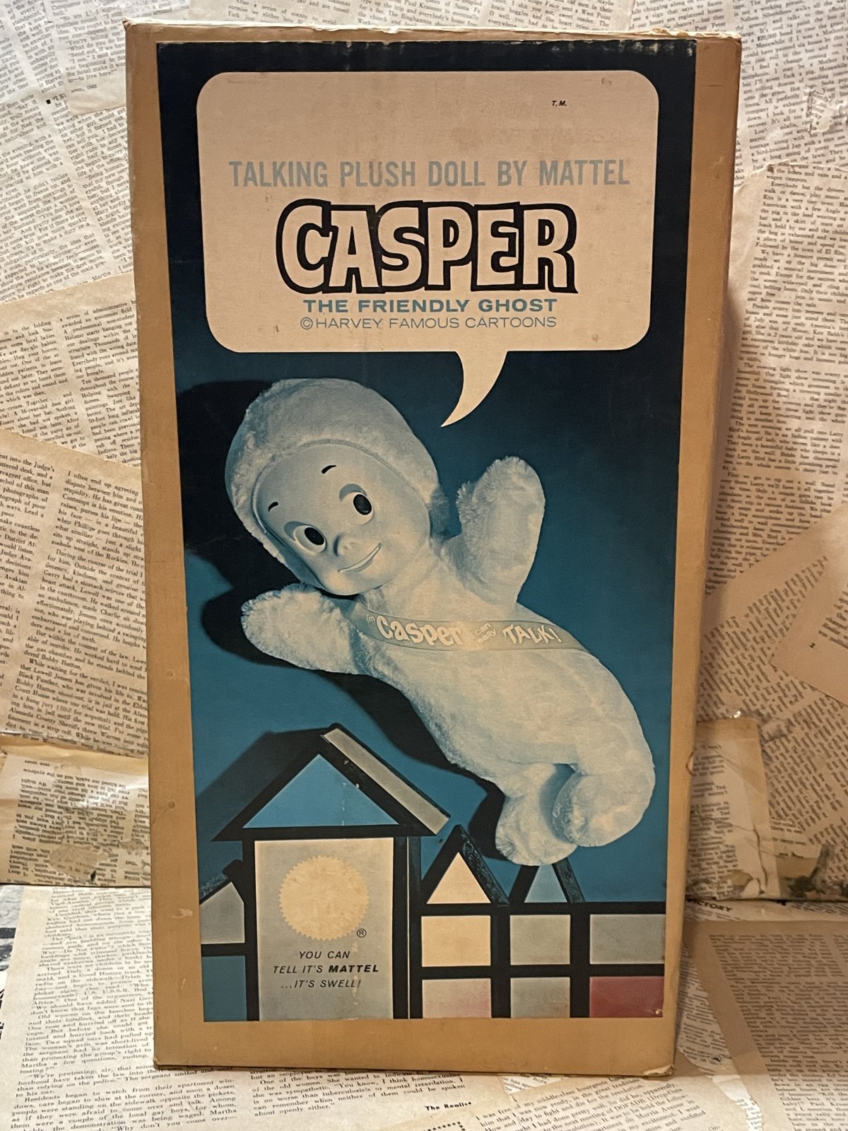 Casper/Talking Plush Doll(60s/with box) CP-047 - 2000toys高円寺店