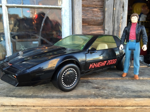 80 Vintage Kenner Knight Rider Knight 2000 & Figure (DJ789