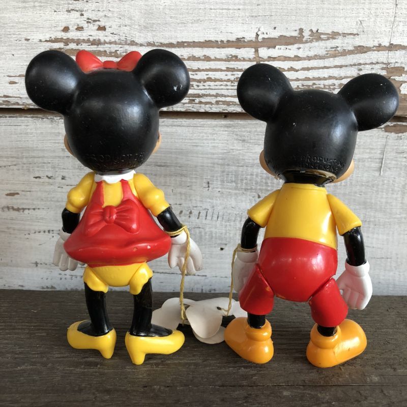 Vintage Dakin Disney Mickey & Minnie Mini Figure Set (J960