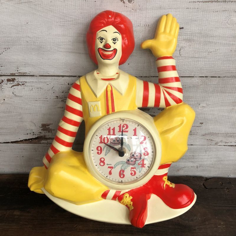 SALE】 80s Vintage McDonald's Wall Clock (T458) - 2000toys Antique