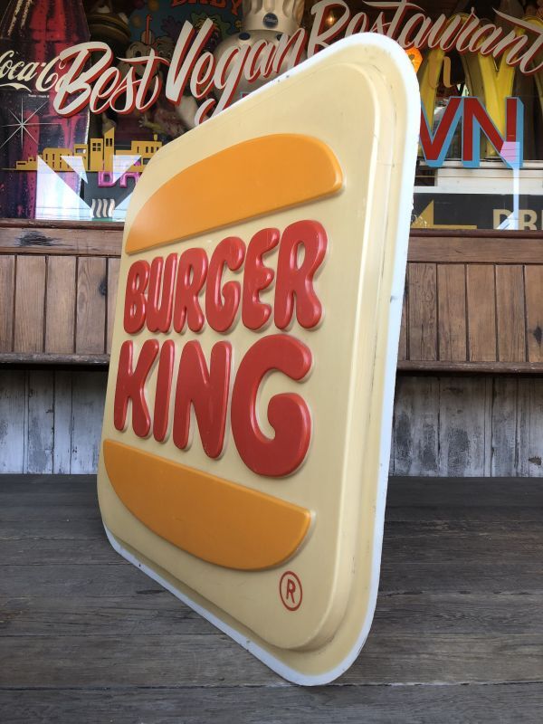 Vintage Burger King Old Logo Outdoor Sign Original (B697