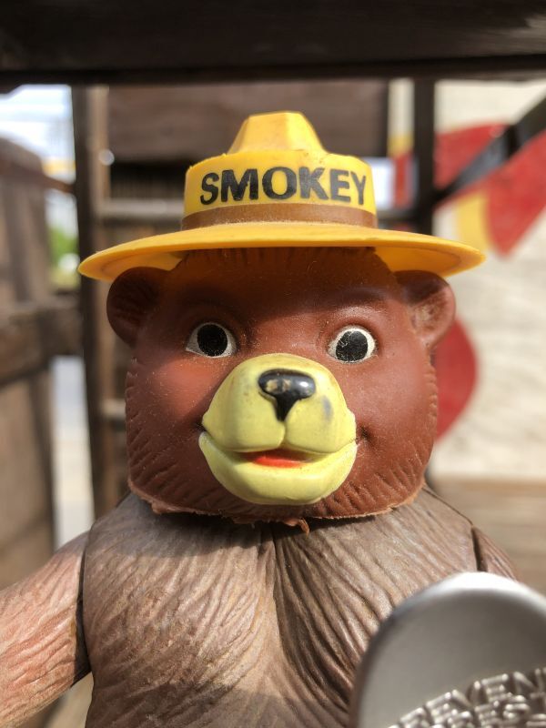 70s Vintage Dakin Smokey The Bear Figure (B835) - 2000toys Antique