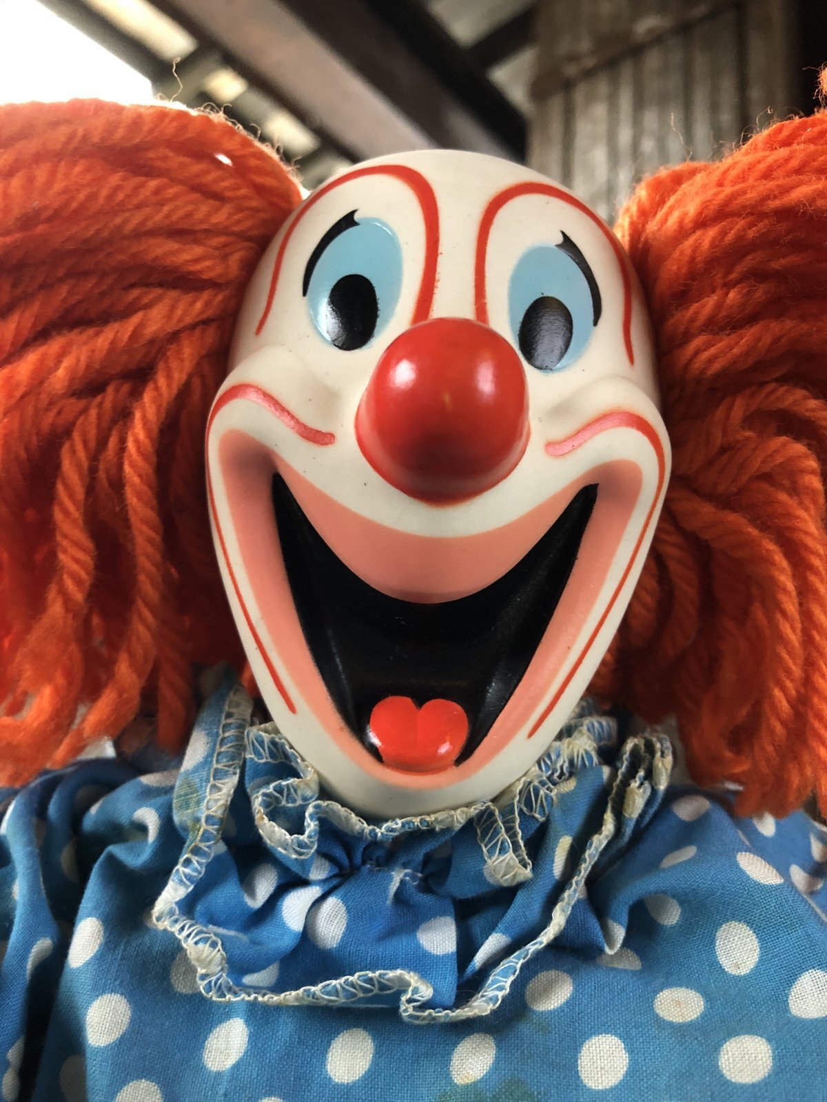 60s Vintage Mattel Bozo the Clown Pullstring Talking Doll (A029