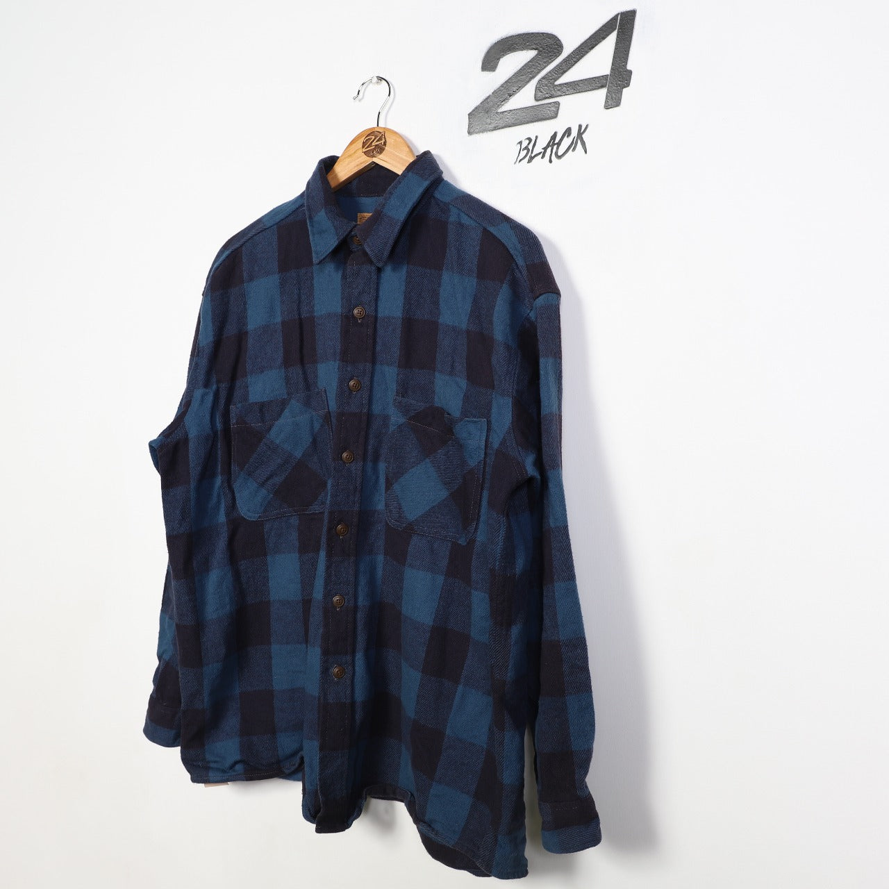 Vintage St. Johns Bay Flannel Shirt – 24 Black Vintage