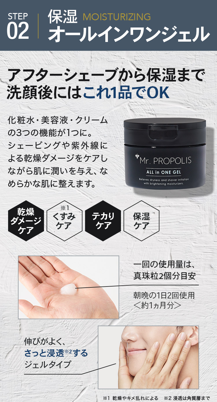 Mr.PROPOLIS オールインワンジェル｜化粧品の通販 山田養蜂場【公式】