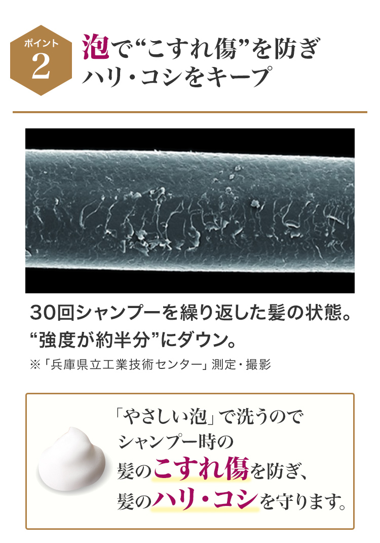 泡でふんわり薬用オールインワンシャンプー｜化粧品の通販 山田養蜂場
