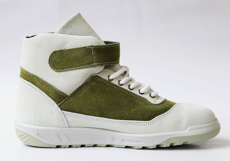 JIS】青木安全靴 ATENEO ZR-21WOG ベロア×ベロア ホワイト×オリーブ