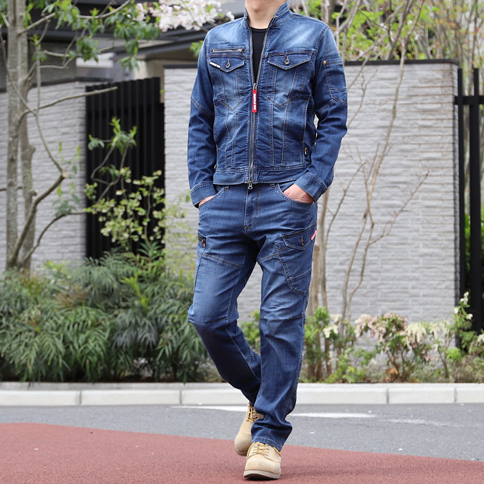 BURTLE バートル コーデュラCOOLクレイジーストレッチデニムジャケット