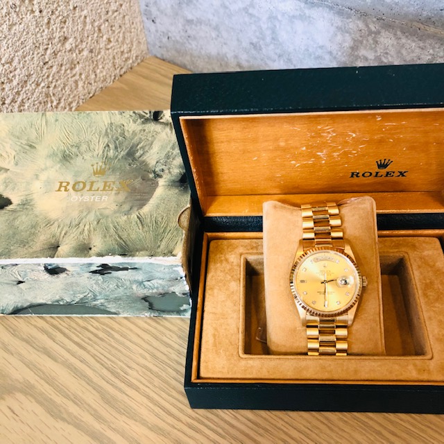 ロレックス・デイデイト「18238A」をお買取しました！相場は？ - 埼玉