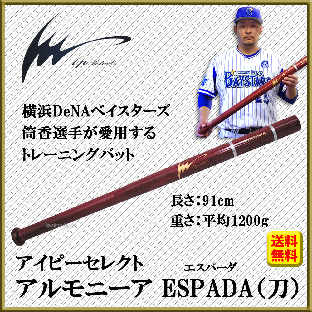 筒香選手が愛用するアイピーセレクトアルモニーアシリーズのバット