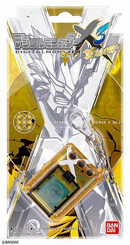 携帯液晶玩具「デジタルモンスターX Ver.3 イエロー／ブルー」と公式