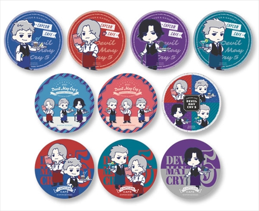 デビルメイクライ ネロ 缶バッジ カプコンカフェ 3弾 カプコンカフェ