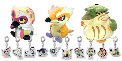 モンスターハンターライズ」，モンスターぬいぐるみ＆アクリル