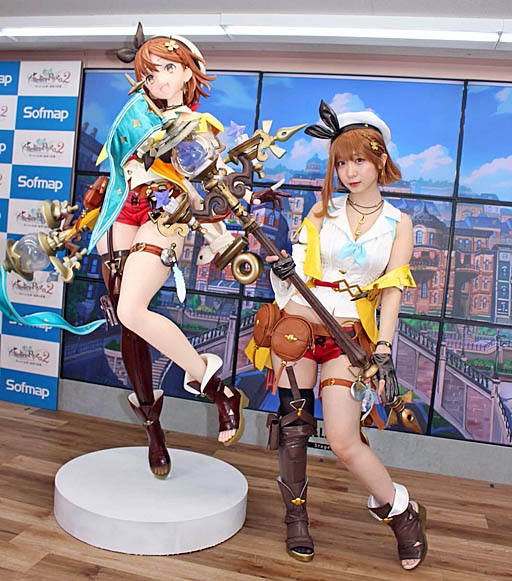 等身大ライザフィギュア（ライザ2ver）お披露目会」レポート。ライザの