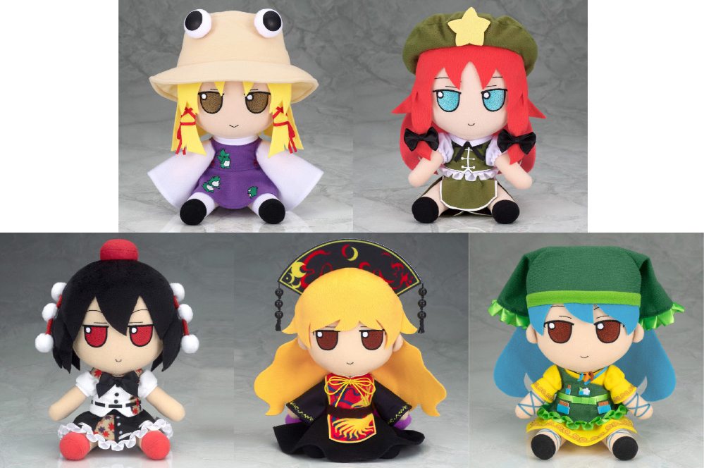 東方Project」ふもふもぬいぐるみシリーズに“すわこ”など4種類の商品が