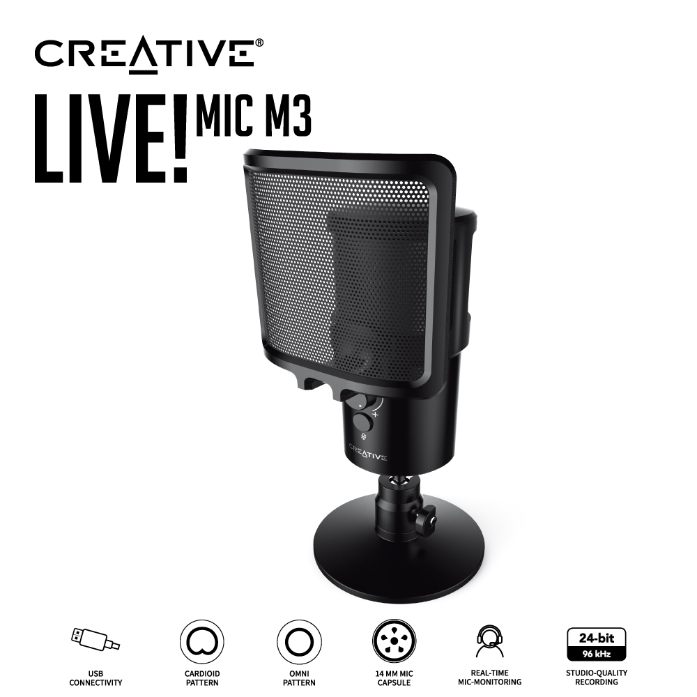 クリエイティブ，低価格のPCIe接続サウンドカードとポップフィルター