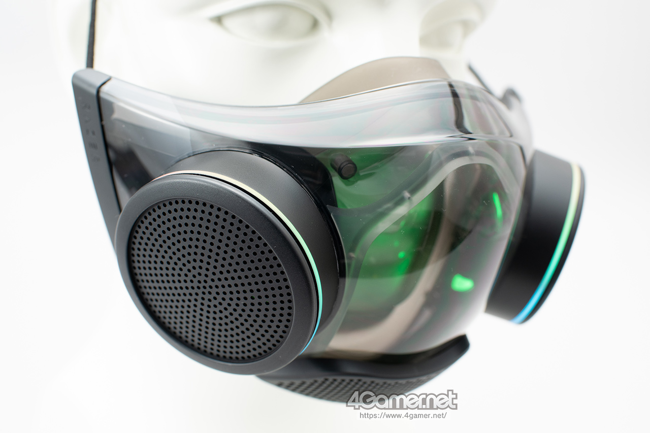 光るゲーマー向けマスク「Razer Zephyr」がやってきた。独特の外観を