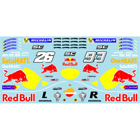 ミュージアムコレクション 1/12 ホンダ RC213V `17 デカール タミヤ