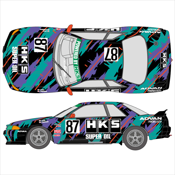 SHUNKO 1/24 HKS スカイラインGT-R 1993 デカールセット タミヤ対応